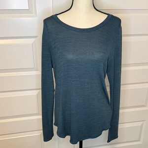Philosophy Teal Long Sleeve Tunic